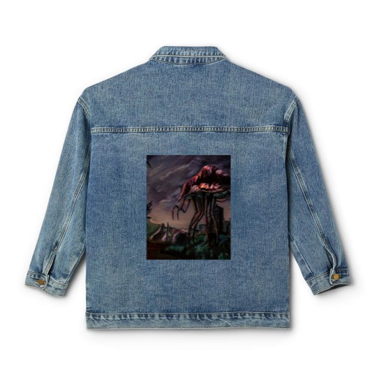 Discover Morrowind - Silt Strider Graphic Classic Women's Denim Jackets