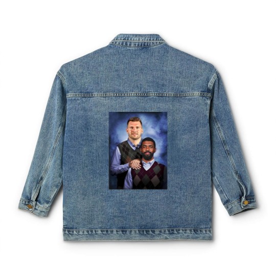 Discover Luka Doncic Kyrie Irvin Funny Classic Women's Denim Jackets, Luka Doncic Classic Women's Denim Jackets