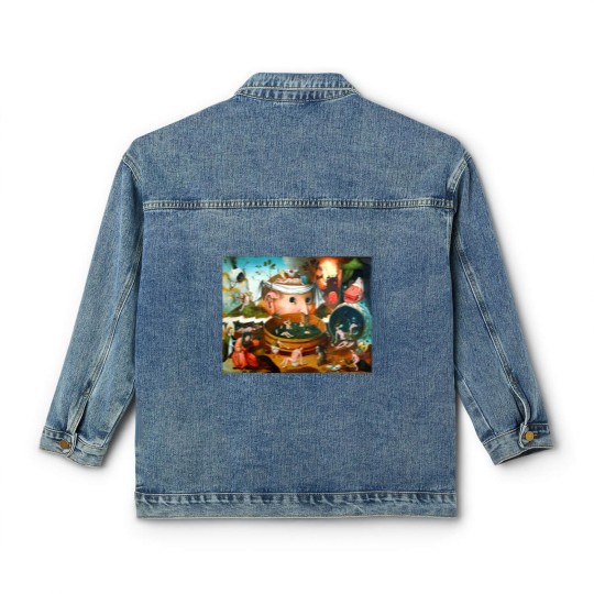 Discover The Vision of Tondal Hieronymus Bosch Classic Women's Denim Jackets