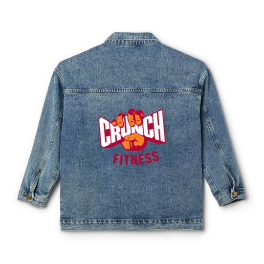 Discover Attractive-Crunch-Fitness Logo Classic Women's Denim Jackets