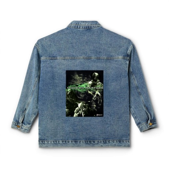 Discover 2009 Call of Duty Modern Warfare 2 IW Promo Vintage Y2K Classic Women's Denim Jackets