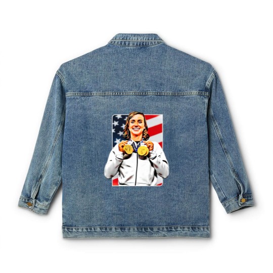 Discover Katie Ledecky The Hero - Athlete - Classic Women's Denim Jackets