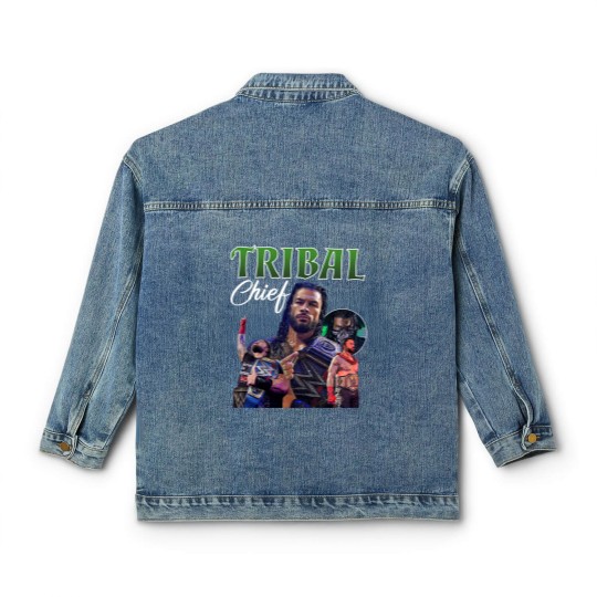Discover Wrestling Entertainment Roman Reigns vintage Classic Women's Denim Jackets