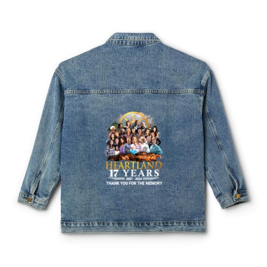 Discover Heartland 17th Anniversary Classic Women's Denim Jackets, Heartland Thank For Memories Classic Women's Denim Jackets, Classic Movie Classic Women's Denim Jackets