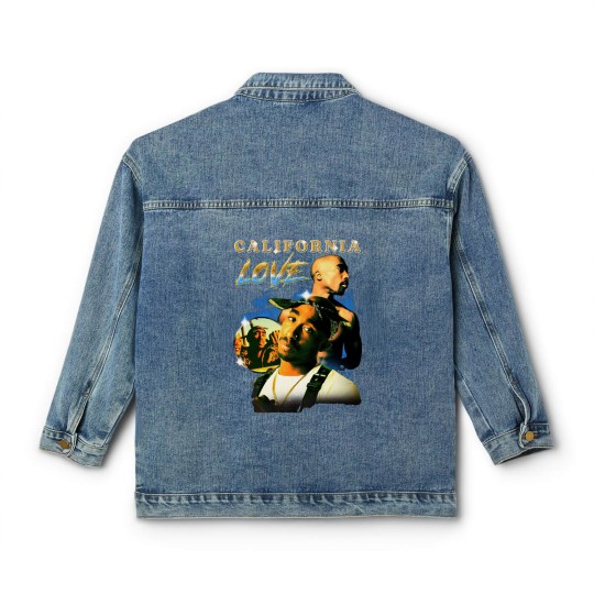 Discover California Love 2Pac Vintage Style Classic Women's Denim Jackets