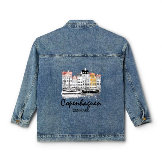 Discover Copenhagen Denmark Classic Women's Denim Jackets