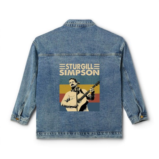 Discover Sturgill Simpson Retro Vintage Unisex Classic Women's Denim Jackets, Sturgill Simpson Music Classic Women's Denim Jackets