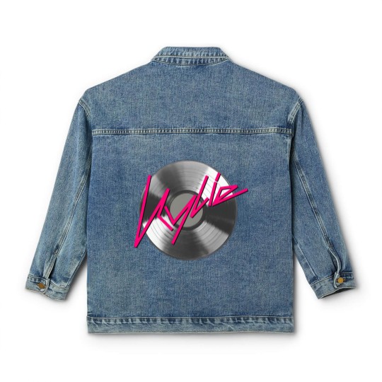 Discover Kylie Minogue  record silver Classic Women's Denim Jackets