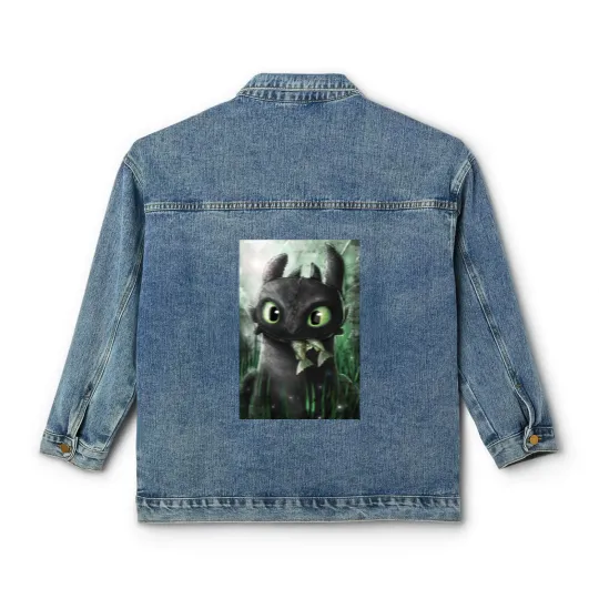 Discover How To Train Your Dragon, Toothless Gifts For Men & Women Classic Women's Denim Jackets