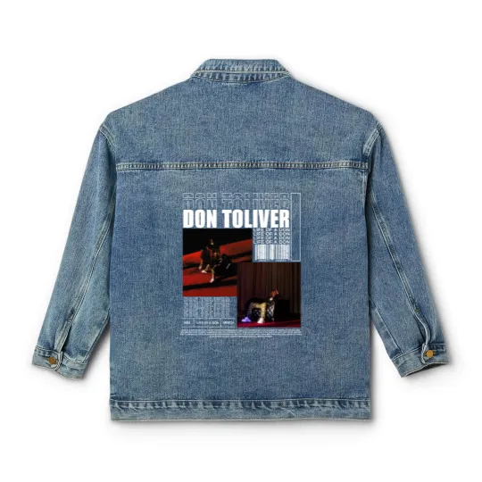 Discover Vintage Bootleg Inspired Classic Women's Denim Jackets, Graphic Unisex Classic Women's Denim Jackets, Don Toliver Vintage Classic Women's Denim Jackets