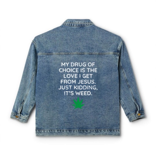 Discover Weed Joke Weed Design Classic Women's Denim Jackets