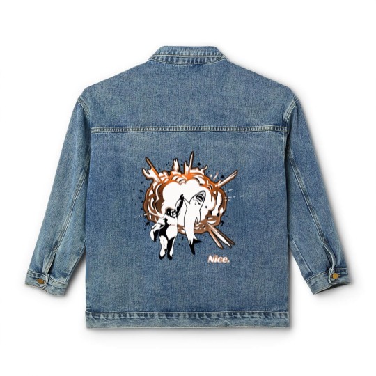 Discover Shark Gorilla Nice High Five Classic Women's Denim Jackets