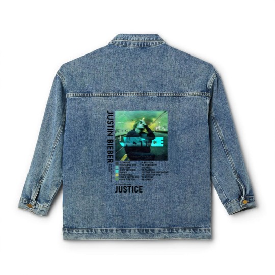 Discover Justin Bieber Justice Tour Tees, Justin Bieber Classic Women's Denim Jackets, Justin Bieber Merch
