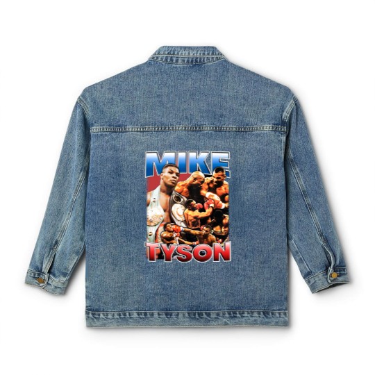 Discover Mike Tyson Boxing Classic Women's Denim Jackets Cotton Classic Women's Denim Jackets For Men All Size S To 5XL
