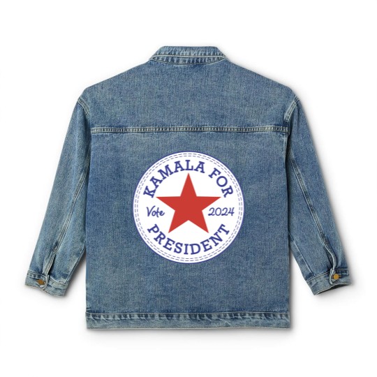 Discover Kamala Harris For President 2024 Classic Women's Denim Jackets