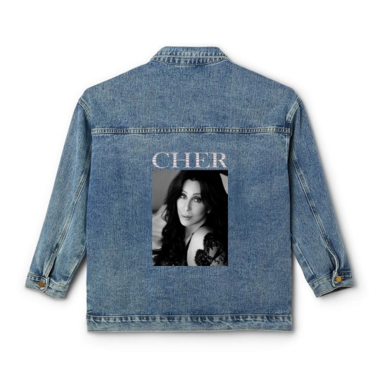 Discover Vintage Cher's Love Music Legends Live Forever - Shoop Shoop Classic Women's Denim Jackets