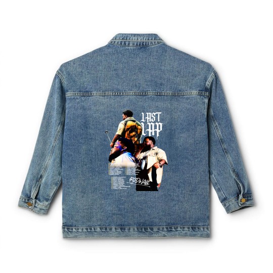 Discover Retro Rod Wave Last Lap Tour 2024 Graphic Classic Women's Denim Jackets, Rod Wave Concert 2024 Classic Women's Denim Jackets