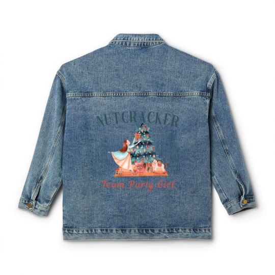 Discover Party Girl Classic Women's Denim Jackets, Team Blue Soldier Classic Women's Denim Jackets, Team Party Girl Classic Women's Denim Jackets, Nutcracker Classic Women's Denim Jackets, Nutcracker Blue Soldier Classic Women's Denim Jackets
