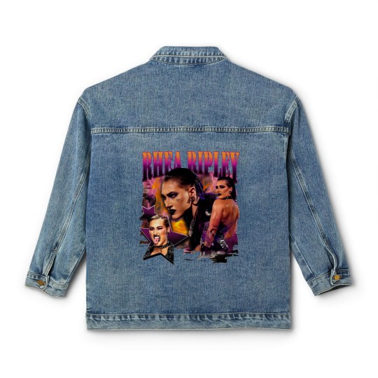 Discover Rhea Ripley  vintage Rhea Ripley Classic Women's Denim Jackets style Classic Women's Denim Jackets great gift