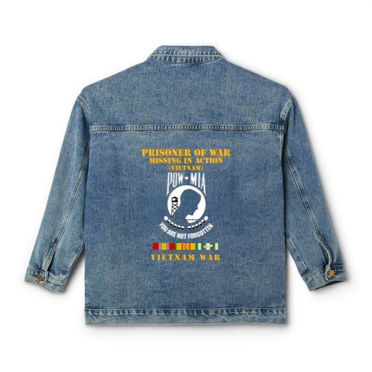 Discover Pow Mia Vietnam W  Vn Svc Classic Women's Denim Jackets