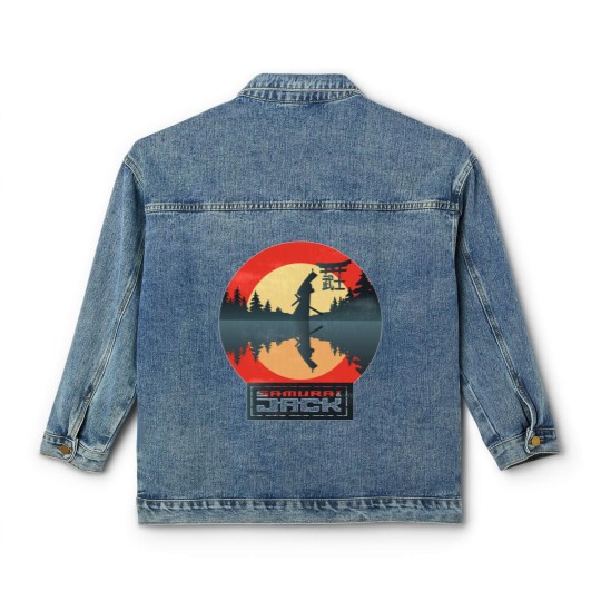 Discover Samurai Jack Fitted Scoop Classic Women's Denim Jackets