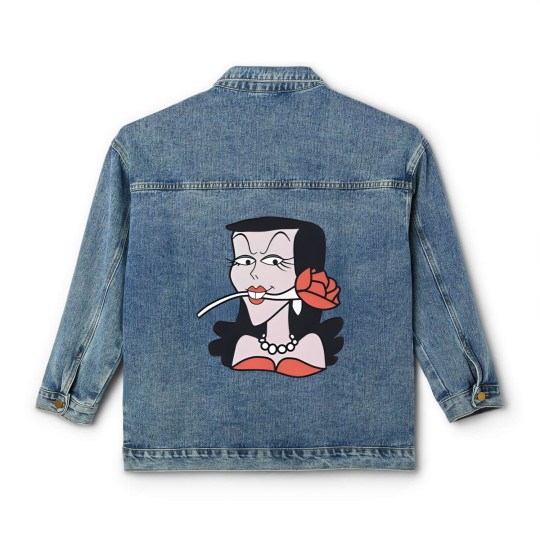 Discover Kurt Cobain Natasha Fatale Vintage Classic Women's Denim Jackets