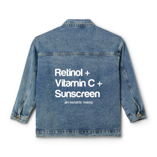 Discover Retinol Classic Women's Denim Jackets,Esthetician Classic Women's Denim Jackets, Esthetician Gift, Esthetician Classic Women's Denim Jackets