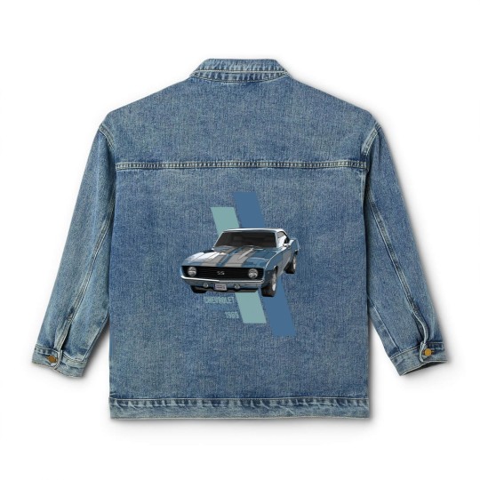 Discover Camaro Classic Car  Camaro SS 1969 Classic Women's Denim Jackets