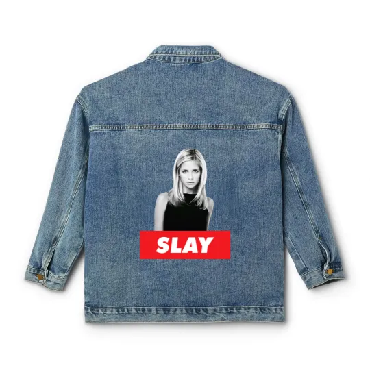 Discover Buffy The Vampire Slayer Classic Women's Denim Jackets, BTVS, Vintage Buffy Classic Women's Denim Jackets