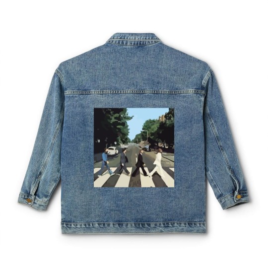 Discover Abbey Road Album Cover Classic Women's Denim Jackets
