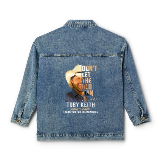 Discover Toby Keith Classic Women's Denim Jackets, In Memory Of Toby Keith 1961 2024 Classic Women's Denim Jackets, Toby Keith Honoring Classic Women's Denim Jackets