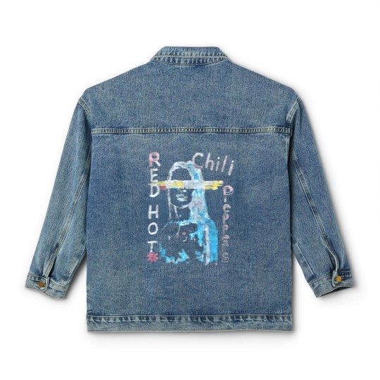 Discover Red Hot Chili Peppers, Vintage Band Classic Women's Denim Jackets, Red Hot Chili Peppers Concert Classic Women's Denim Jackets