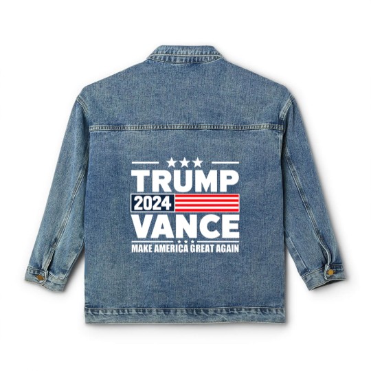 Discover Trump Vance 2024 Merchandise - Trump Vance - Classic Women's Denim Jackets