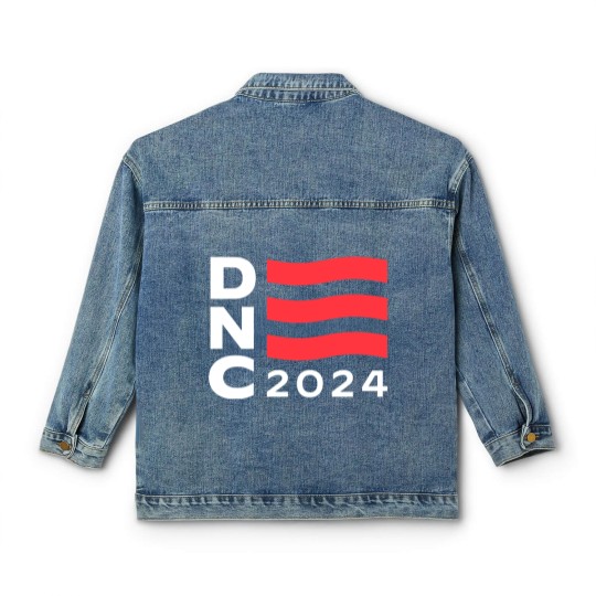 Discover DNC Democratic National Convention 2024 LOGO - Kamala Harris - Classic Women's Denim Jackets