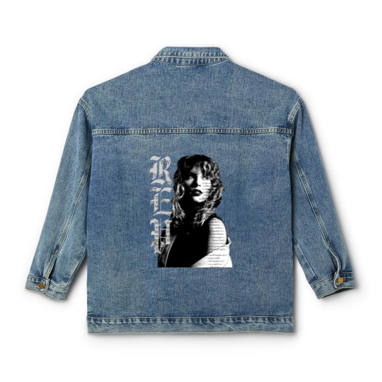 Discover Vintage Reputation Swiftie Classic Women's Denim Jackets, Reputation Classic Women's Denim Jackets, Rep Classic Women's Denim Jackets, Taylor's Version