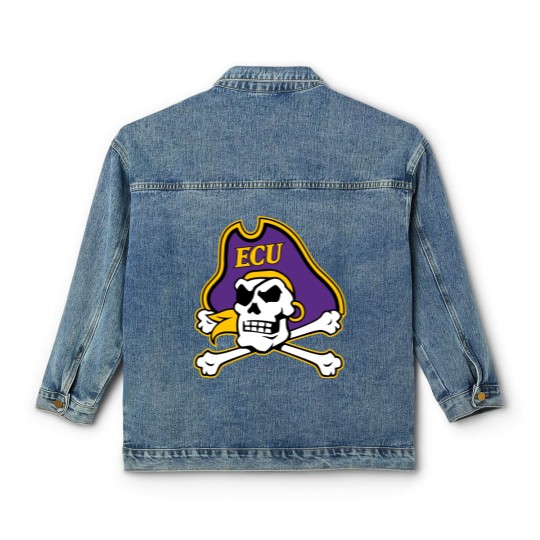 Discover East Carolina-Pirates-Logo Classic Women's Denim Jackets