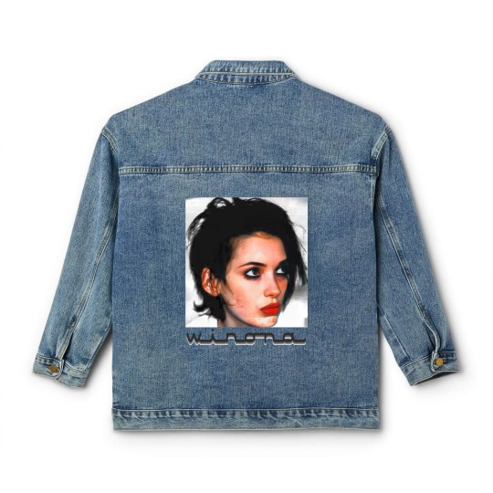 Discover Winona Ryder // Retro 90s Fan Art - Winona Ryder - Classic Women's Denim Jackets