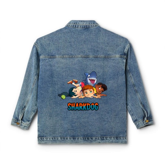 Discover Sharkdog Netflix animationSharkdog Netflix animation Classic Women's Denim Jackets
