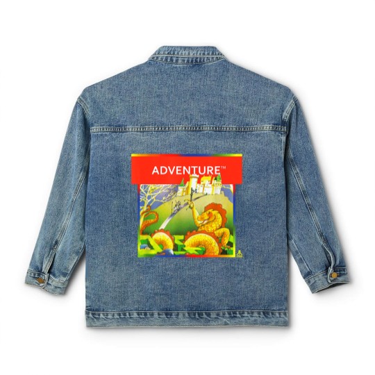 Discover Atari Adventure Box Art Classic Women's Denim Jackets