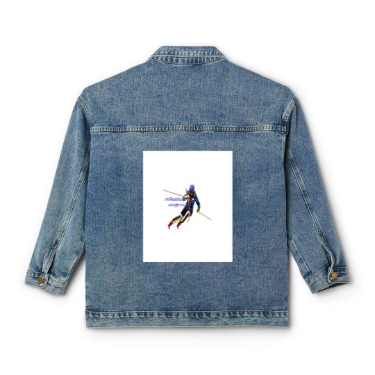 Discover Mikaela Shiffrin Graphic Classic Women's Denim Jackets