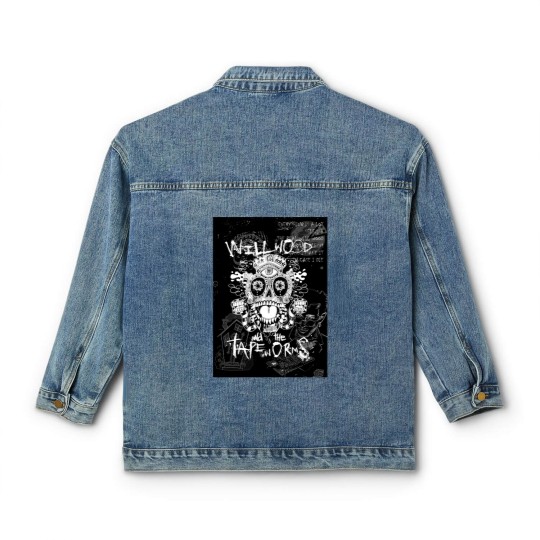 Discover Will Wood and The Tapeworms Artwork Design Classic Women's Denim Jackets