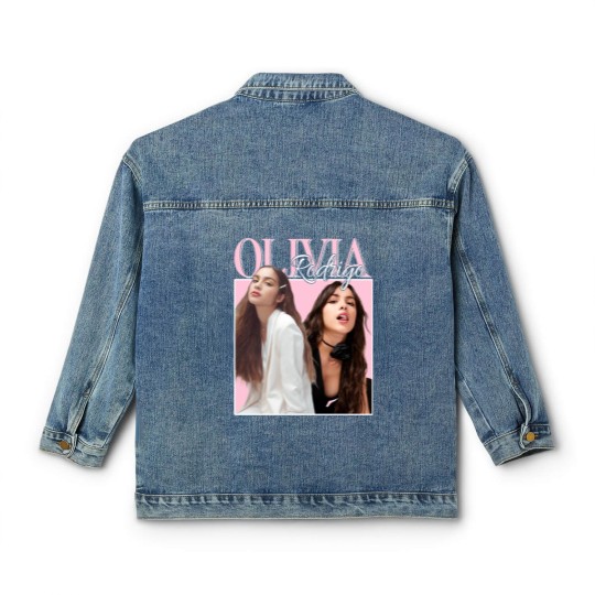 Discover Olivia Rodrigo Classic Women's Denim Jackets, Olivia Sour Tour Music Merch Classic Women's Denim Jackets, Olivia Rodrigo Classic Women's Denim Jackets