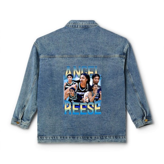 Discover Angel Reese Classic Women's Denim Jackets, Angel Reese Merch Gift