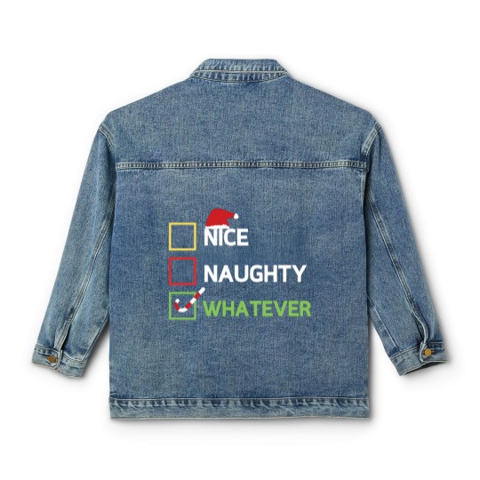 Discover Nice Naughty Whatever Classic Women's Denim Jackets