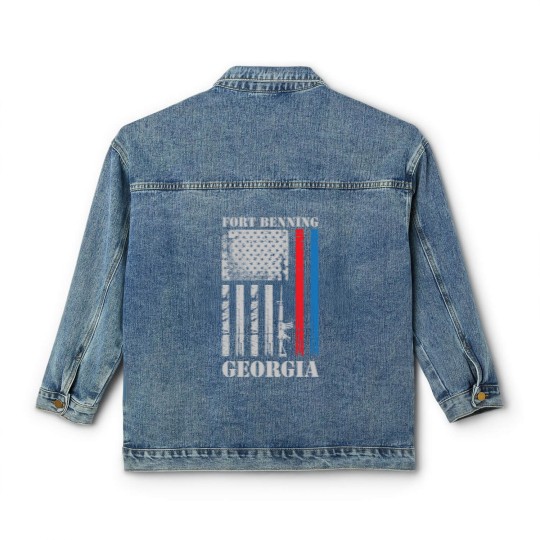 Discover Fort Benning Georgia UsArmy Classic Women's Denim Jackets