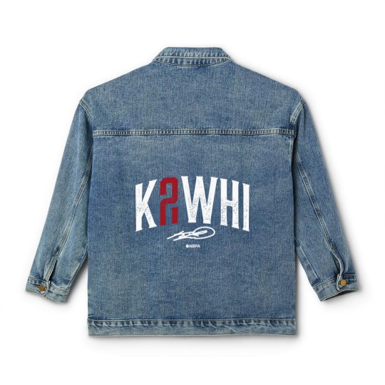 Discover Kawhi Leonard Kawhi Leonard Name Number Classic Women's Denim Jackets