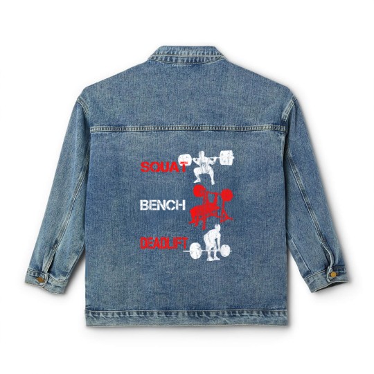 Discover Squat Bench Deadlift Classic Women's Denim Jackets