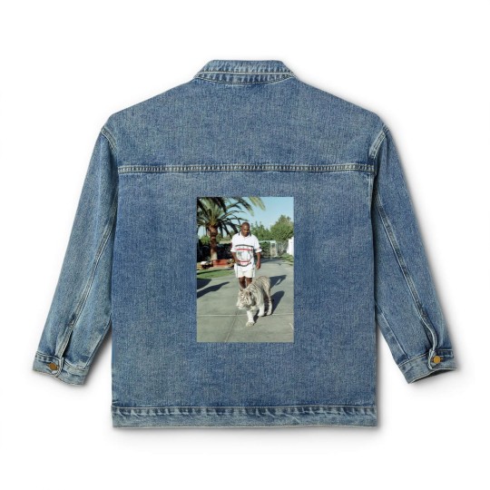 Discover Vintage Mike Tyson Iron Mike Classic Women's Denim Jackets - Mike Tyson Classic Women's Denim Jackets