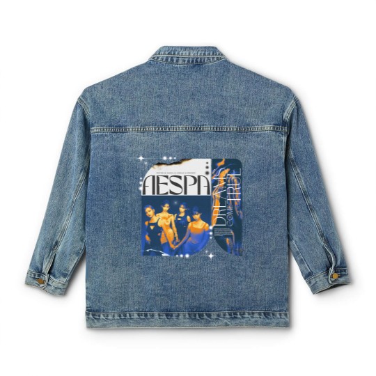 Discover Aespa Classic Women's Denim Jackets, Dreams Come True Aespa Classic Women's Denim Jackets, Aespa Savage Classic Women's Denim Jackets, Aespa Vintage Classic Women's Denim Jackets, Aespa Y2K Classic Women's Denim Jackets