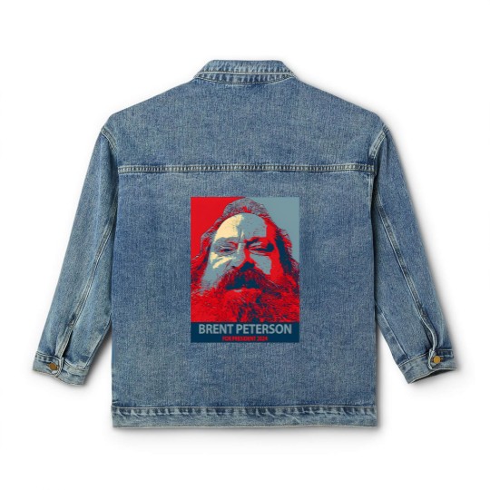Discover Vote Brent Peterson 2024! Classic Women's Denim Jackets
